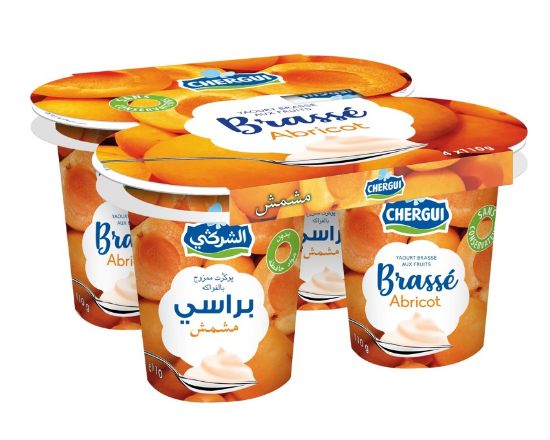 Image de Brassé aux fruits abricot - (4*110g)