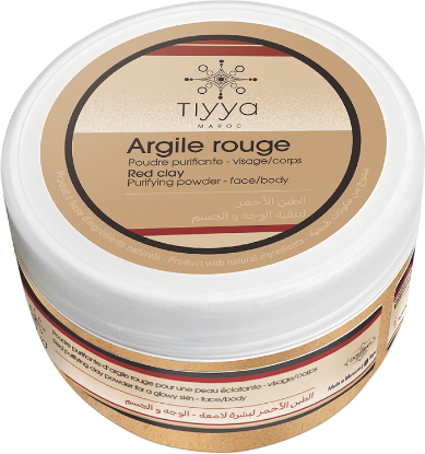 Image de Argile rouge (Rhassoul) - TIYYA (200g)